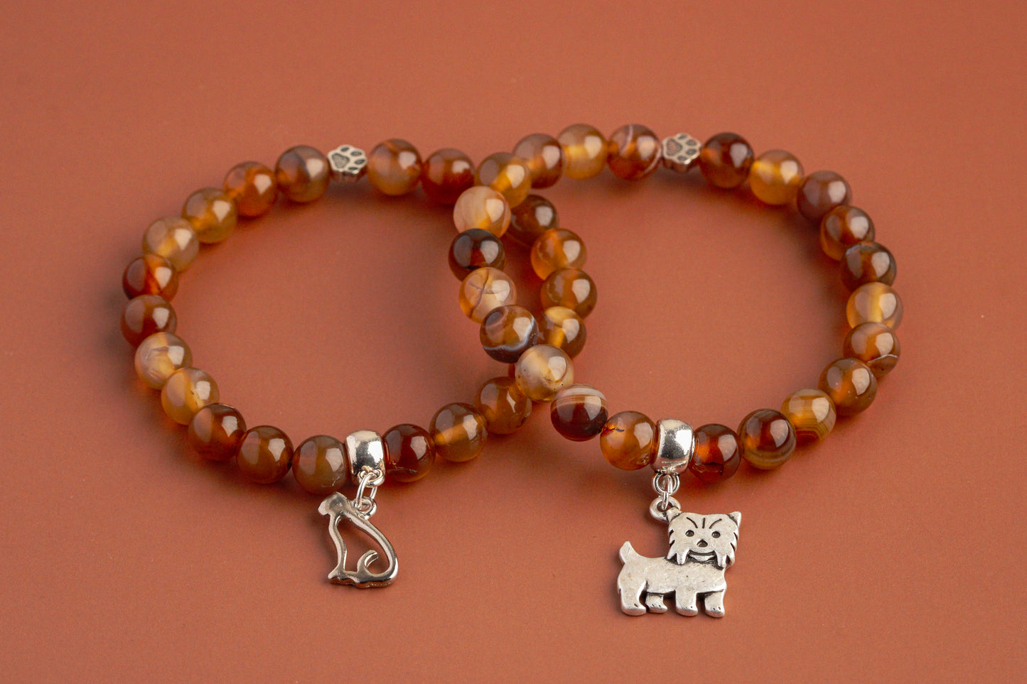 Brown Agate- Custom Gemstone Bracelet