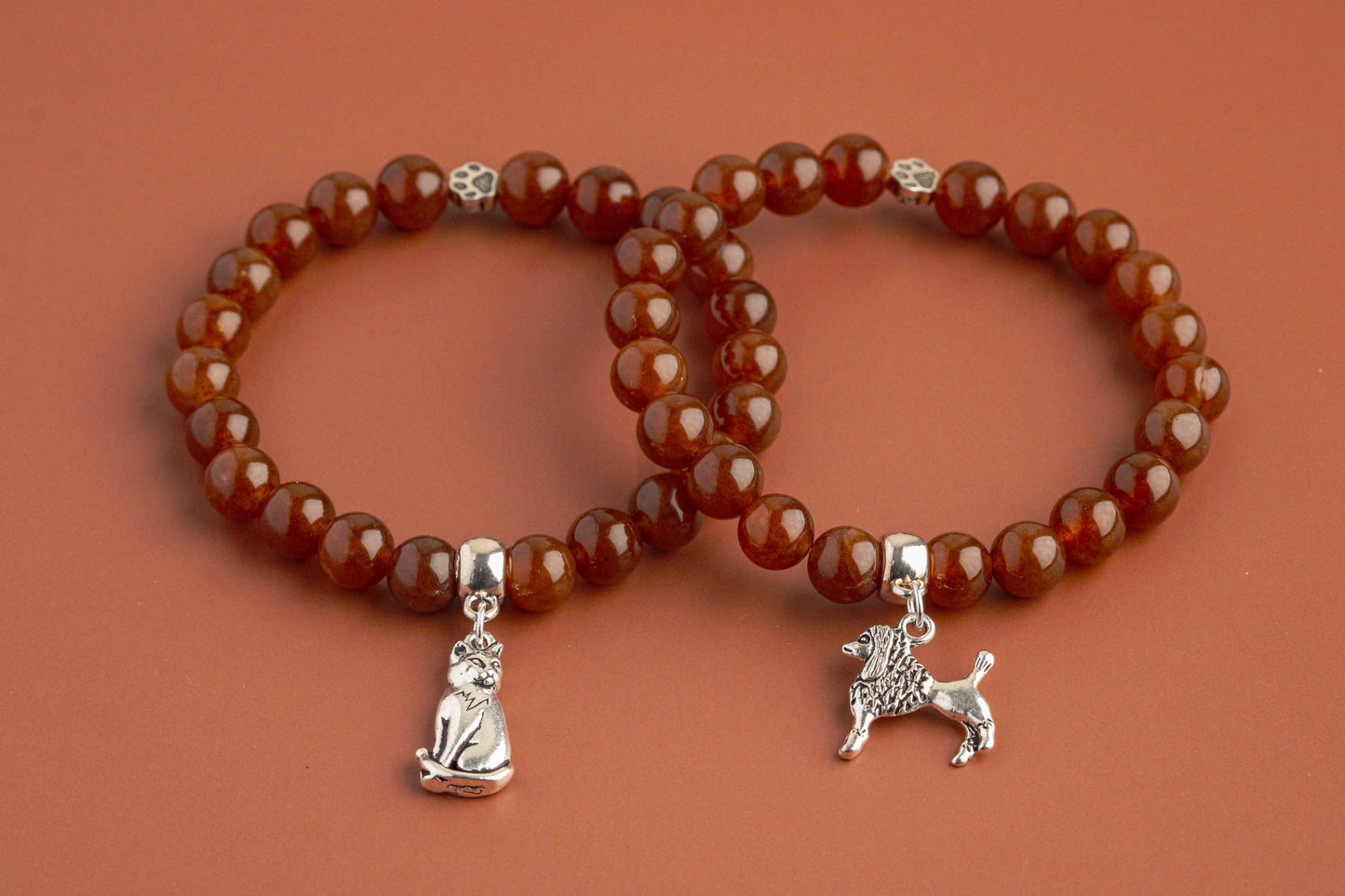 Chocolate Brown Jade - Custom Gemstone Bracelet