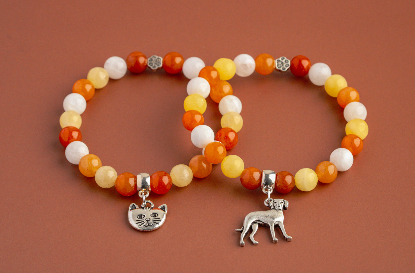 Moonstone, Calcite, Aventurine - Custom Gemstone Bracelet