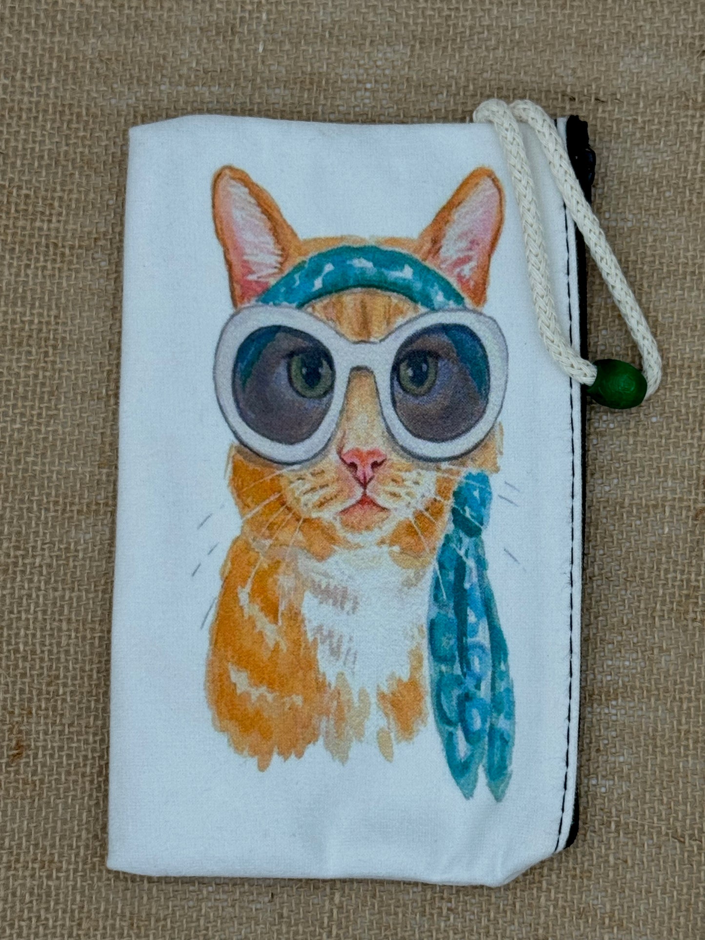 Cat in Sunglasses | Accessory Bag