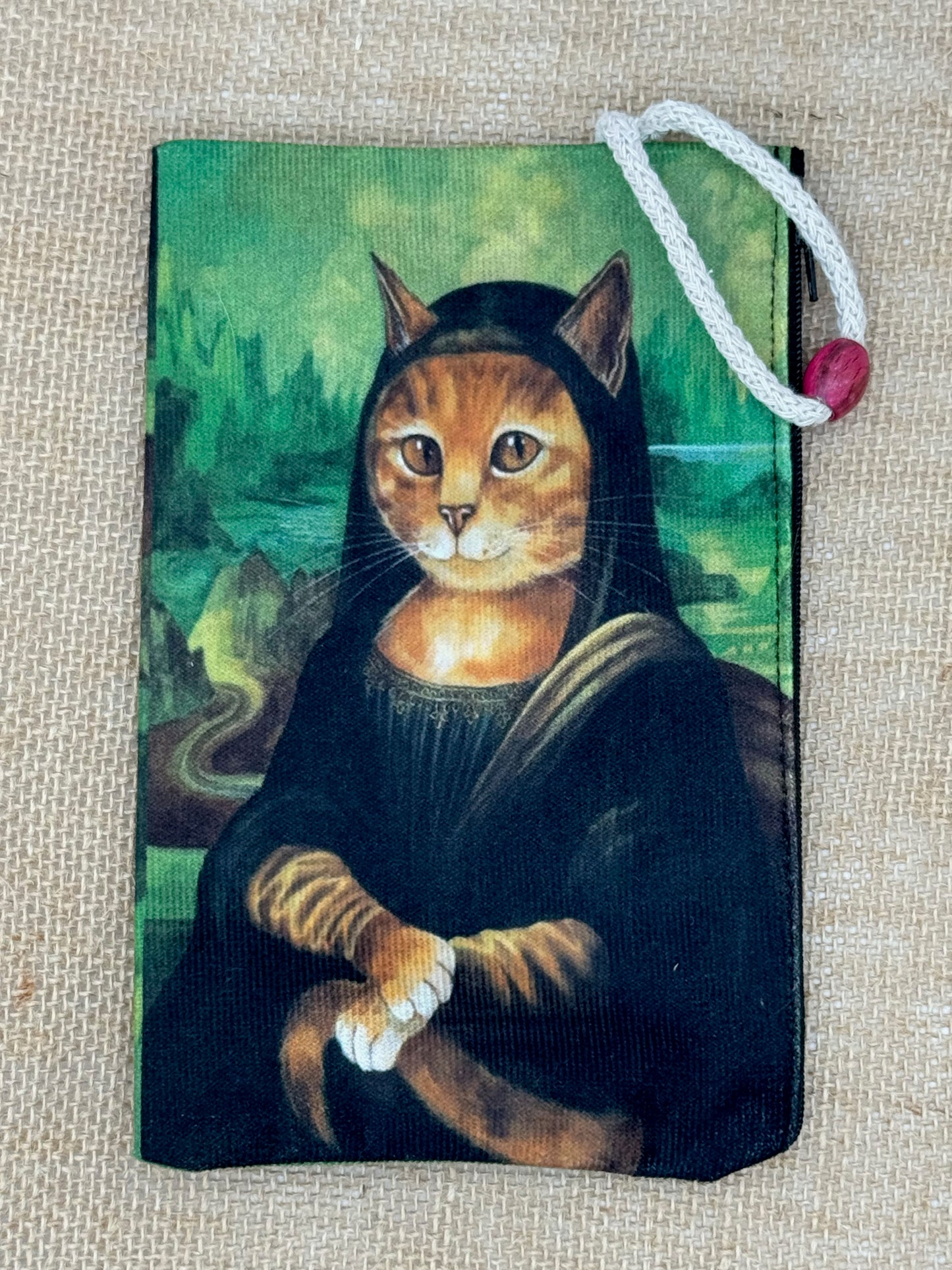 Cat Mona Lisa | Accessory Bag