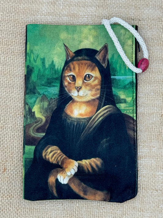 Cat Mona Lisa | Accessory Bag