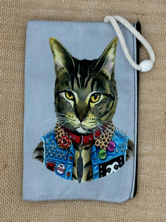 Cat in Vest | Accessory Bag