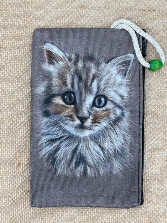 Kitten Face | Accessory Bag