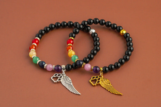 Rainbow Bridge 6mm Gemstone Bracelets